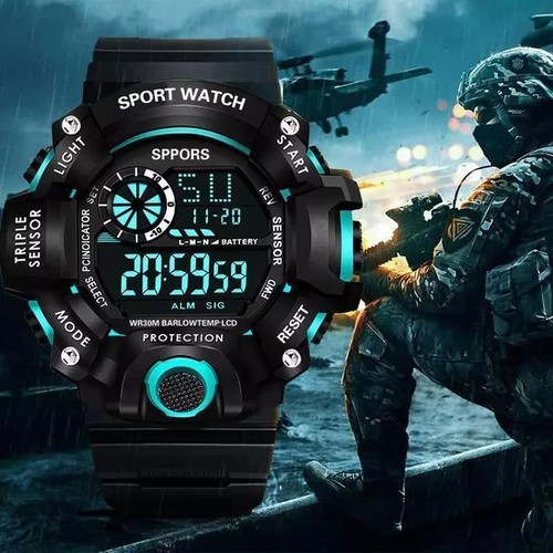 Men waterproof digital sports - waterproof,
