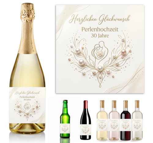 Aufkleber flaschenetikett - 1,