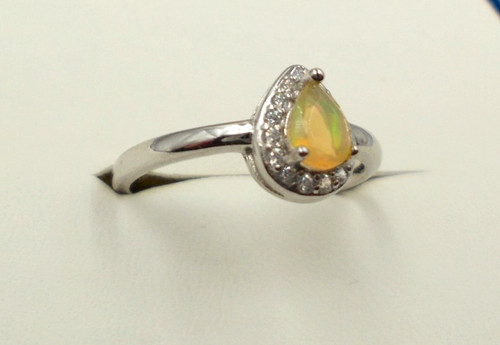Opal ring sterlingsilber - ,