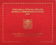 Vatikan 2024 2 Euro - 750. Todestag von Thomas von Aquin   original Blister leer