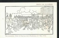 PARIS    MILITAIRES PEINTS A