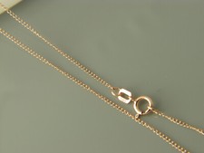 10k rose gold open curb chain