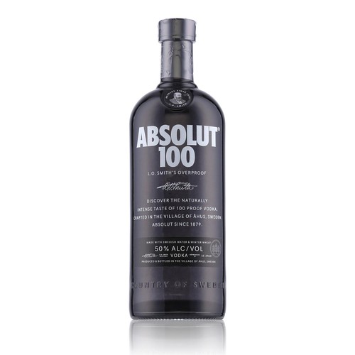 Absolut 100 vodka - 100, 1l