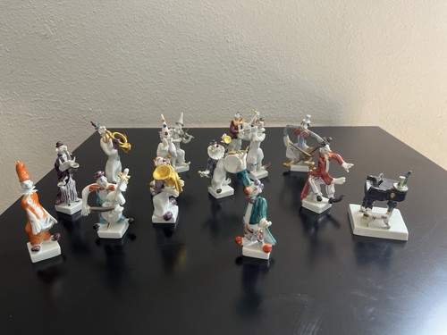 Meissen porzellan musikclowns - meissen,