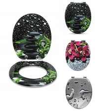 WOLTU Toilettensitz Toilettendeckel WC Sitz Klodeckel Absenkautomatik Klobrille