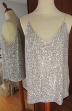 Pailettentop Sommertop