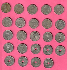 Dänemark 25 Erz Münzen