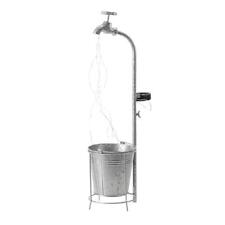 Solar Deko Wasserhahn Blumentopf Solarleuchte Gartenleuchte Lichterkette Garten