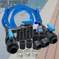 Pool Bypass-Set UNIVERSAL Wärmepumpe Schwimmbad Spa Solar Heizung 32-teilig