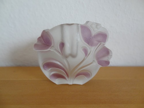 Walther glas blockvase - walther, vase