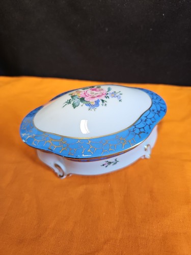 Vintage porzellan deckeldose - vintage,