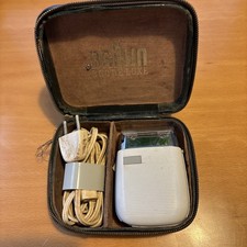 1950er BRAUN 300 deluxe Shaver elektrischer Rasierer im ETUI Vintage