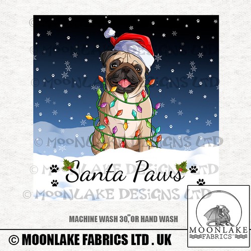 Weihnachten mops hund - -,