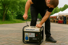 Stromerzeuger Benzin für Zuhause, Baustelle, Marktplatz, Outdoor & Camping