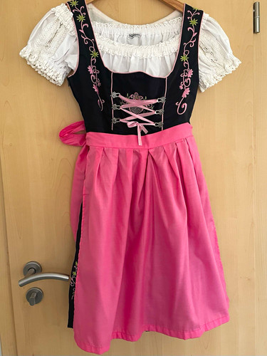 Dirndl damen schwarz rosa - damen, schwarz/rosa