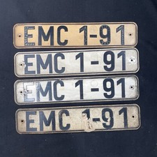 4x altes Nummernschild