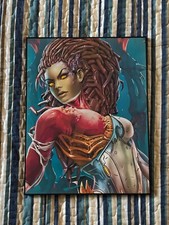 Kerrigan Starcraft gerahmter
