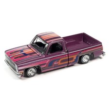 CHEVROLET Silverado Pickup Lowriders Limited  - 1983 - purple - Auto World 1:64