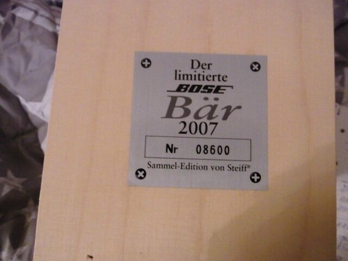 Steiff bose merci teddy - steiff, "