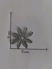 Stanzschablone/Prägeschablone: Blume Blüte