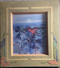 Handgefertigt Künstler Rahmen Unikat Design Druck selten Framke   Mediterran 