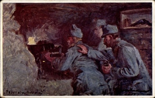 Künstler kuk armee - ak, kuk-armee
