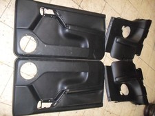 VW Golf 4 Cabrio Recaro schwarze Türverkleidungen aus Leder