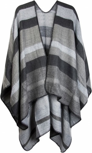 Poncho mit streifen - poncho, muster