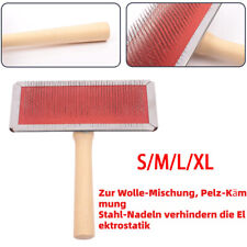 Handkardierer Stiel Schreddern Wolle Kardieren Kämme Filzen Vorbereitung