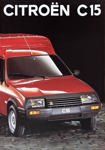 Citroen c15 prospekt brochure - c15,