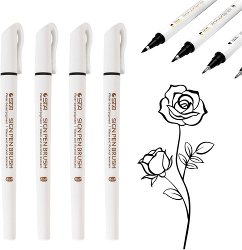 Kalligraphie pinselstifte set - kalligraphie,