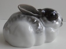 ROSENTHAL Porzellan Tierfigur Hase sitzend Karl Himmelstoß ( H673 gemarkt)