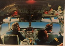 Flugzeug Postkarte Boeing 707