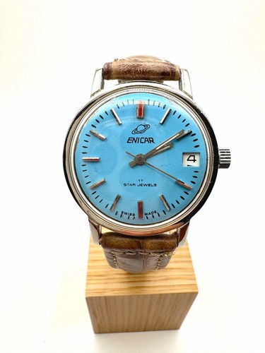 Vintage enicar dress - vintage, watch
