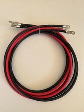 Batteriekabel 16 25 35 50 mm² Schwarz oder Rot mit Kabelschuh M-8 Anschlusskabel