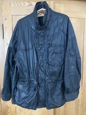 lederjacke herren XL „Montes Leatherwear RR design“ schwarz