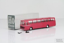 H0 Classic Mercedes O302-13 Rüh Bus berry mit dunkler Bestuhlung /HC18