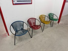 4x Spaghetti Lounge Stühle