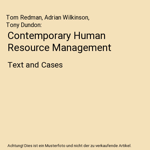 Contemporary human resource - contemporary,