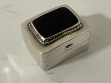 925 Sterling Silber Dose Pillendose