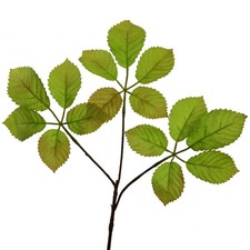 künstlicher Kastanienzweig grün 70cm Kunstblumen Beiwerk Sommer Herbstdeko