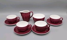 Dibbern Solid Color, Service, 4x Espressotasse / Mokkatasse, Milchkännchen