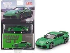 PORSCHE 911 Turbo S - MiJo  - Phyton green - Mini GT 1:64