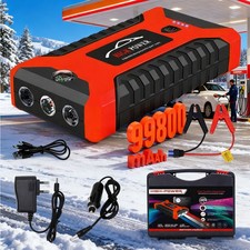 99800MAH AUTO KFZ STARTHILFE JUMP STARTER 12V LADEGERÄT BOOSTER PKW POWER BANK
