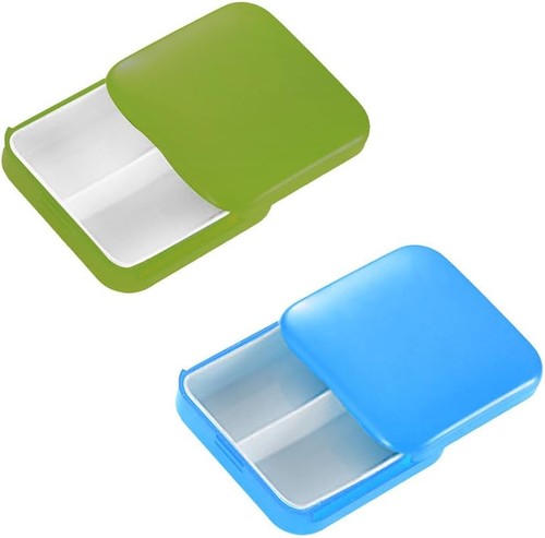 Tablettenbox 2pcs fächer - tablettenbox,,