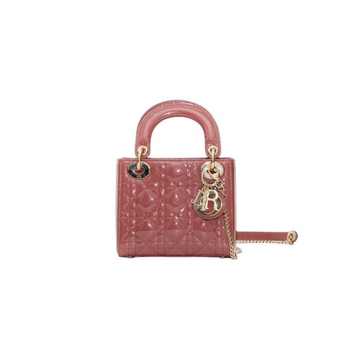 Dior lady mini - mini, red