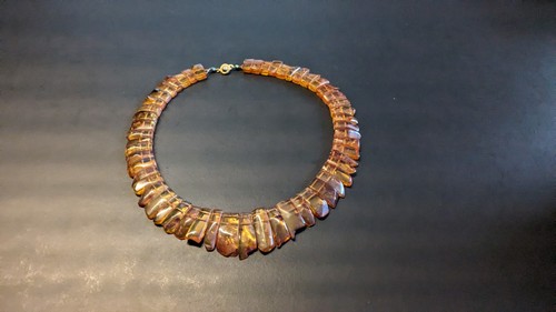 Bernstein kette cognac - cognac, –