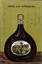 Künstler Ak Würzburg am Main