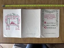 Antiker Faltprospekt Der