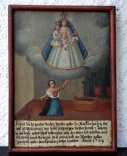 EX VOTO,  Votivbild 29/40 cm